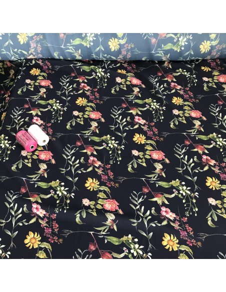 SZYFON-ŻORŻETA DRUK CYFROWY KWIATY