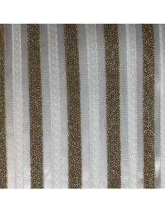 ŻAKARD -DZIANINOWY Z LUREXEM PASKI NA SIATCE