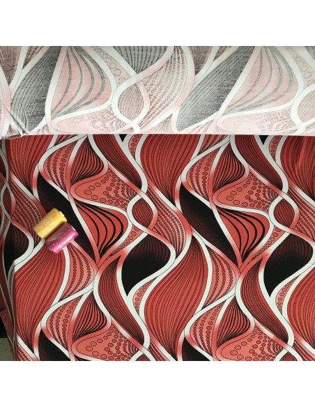 VISKOZA -DZIANINA KORALOWA