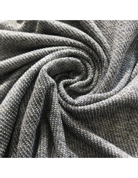 DZIANINA MELANŻ Z LUREXEM