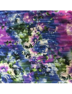 MAKARON DRUK KWIATY VIO