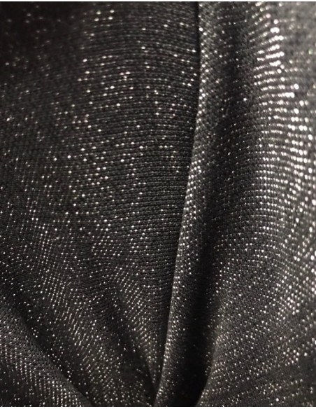 DZIANINA Z LUREXEM BLACK.