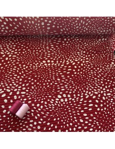 SILKI KREPA PLISA CZERWONA*