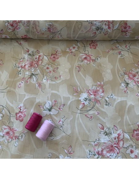 SZYFON ŻAKARD RÓŻOWE KWIATUSZKI