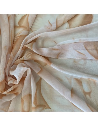 SZYFON YORIU KWIATY PASTEL ORANGE