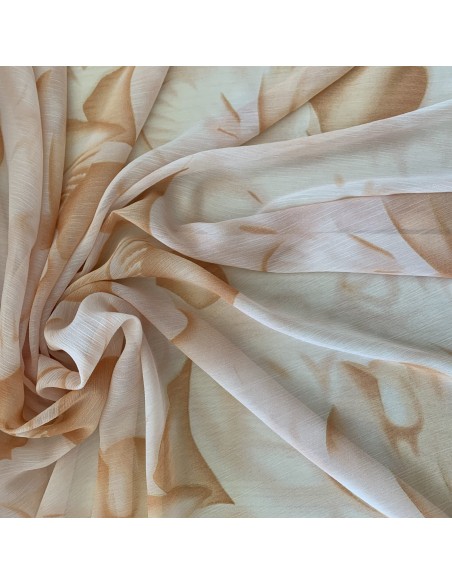 SZYFON YORIU KWIATY PASTEL ORANGE