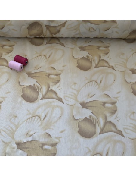 SZYFON YORIU KWIATY PASTEL BEIGE