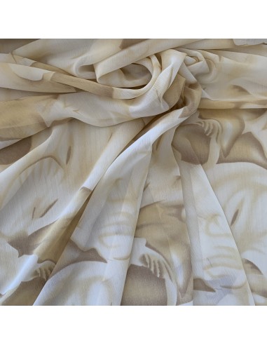 SZYFON YORIU KWIATY PASTEL BEIGE