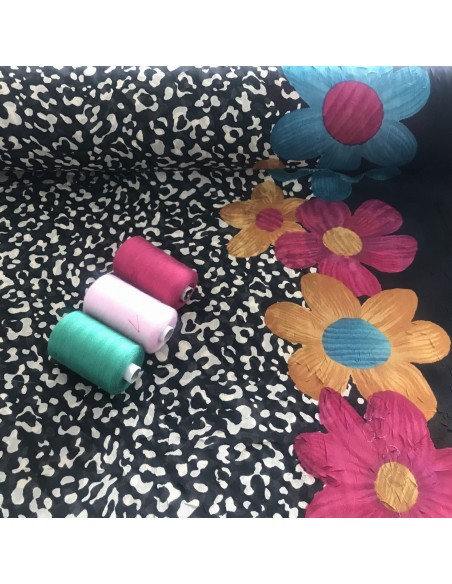 SZYFON KRESZ PANTERKA KWIAT -TURKUS/ FUKSJA