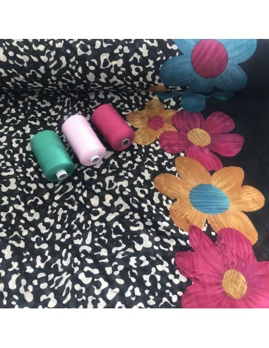 SZYFON KRESZ PANTERKA KWIAT -TURKUS/ FUKSJA