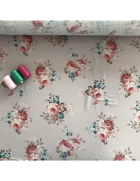 SZYFON DRUK CYFROWY BUKIETY KWIATOWE