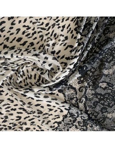 SZYFON KRESZ KORONKA-PANTERKA WHITE/BLACK