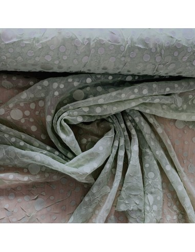 SZYFON ŻAKARD KROPKI GREEN