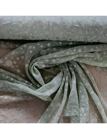 SZYFON ŻAKARD KROPKI GREEN