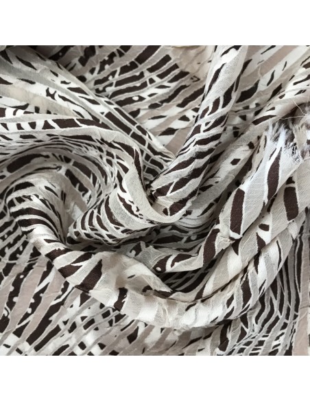 SZYFON SATYNA BROWN*