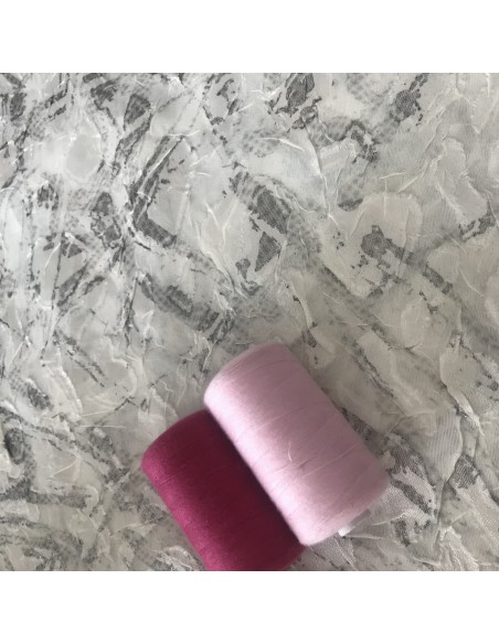 SZYFON ŻAKARDOWY ECRU*