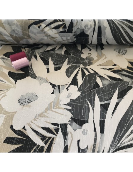 SZYFON YORIU PALMY CZARNY/SZARY/BEŻ