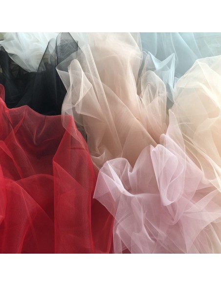 TIUL MIĘKKI - CZERWONY*