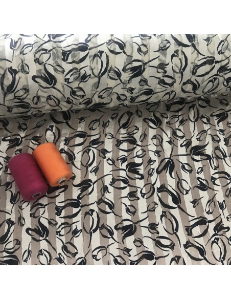 SZYFON - SATYNA TULIPANKI*