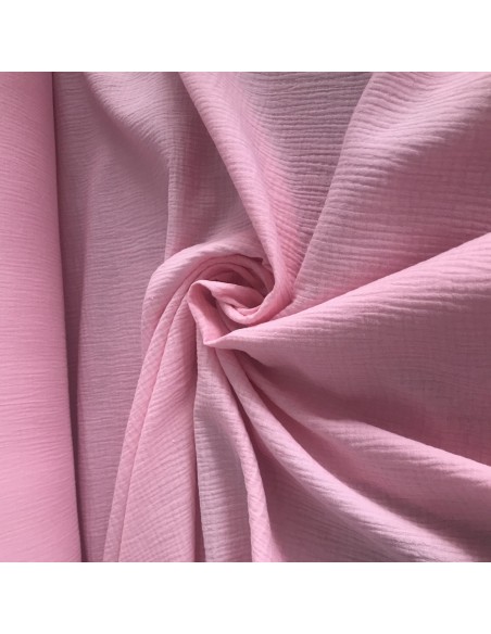 MUŚLIN BAWEŁNIANY RÓŻOWY