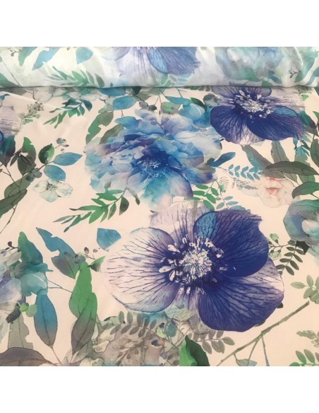 SZYFON ROZMYTE SZAFIROWE KWIATY