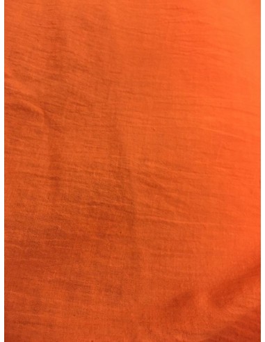 Bawełna surowa tkanina bawełniana POMARAŃCZ kresz