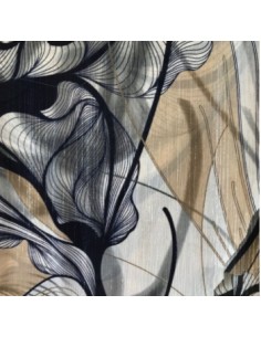 Szyfon yoriu sęki z nitką lureksową 150cm