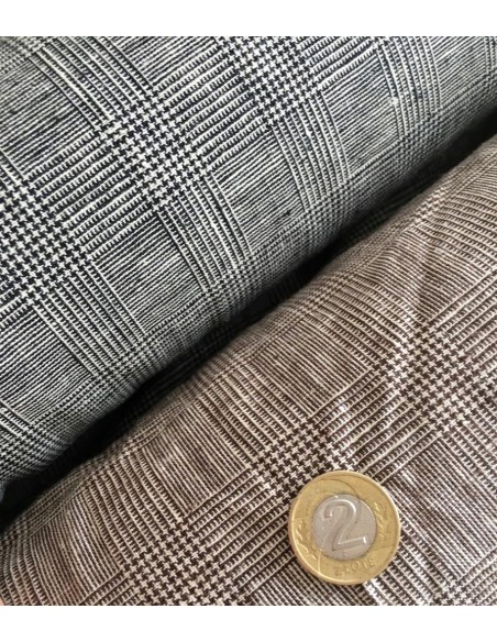 Tkanina bawełna 100% kratka 145cm