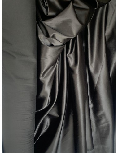 Tkanina bawełna satynowa 150cm czarna