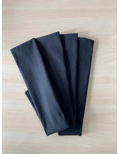 Tkanina bawełna satynowa 150cm czarna