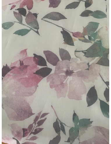 Tkanina bawełna z elastanem wzór kwiaty maseczki