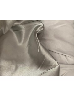 Tkanina satyna z lajkrą 150cm srebrna