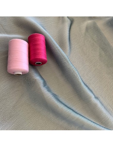 Tkanina szyfon dwuton gładki kolor srebrna szarość