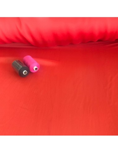 Tkanina szyfon dwuton kolor ceglasta czerwień