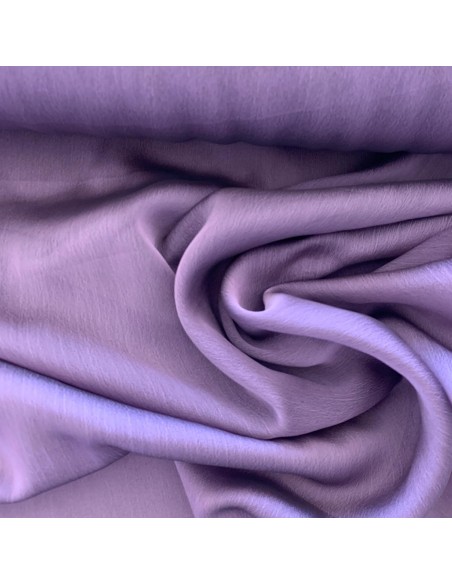 Tkanina szyfon gładki dwutonowy kolor wrzos