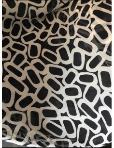 Tkanina szyfon wzór geometryczny ALETKANINY