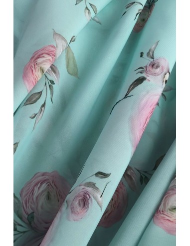 SZYFON DRUK CYFROWY KWIATY...