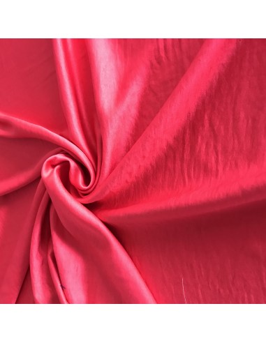 SZTUCZNY JEDWAB MALINOWA CZERWIEŃ