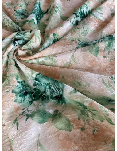 Tkanina szyfon żakard wzory zwierzęce...