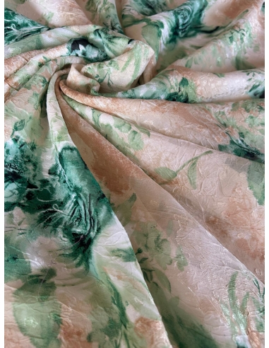 Tkanina szyfon żakard wzory zwierzęce...