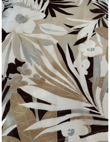 Tkanina szyfon ze srebrną nitką...