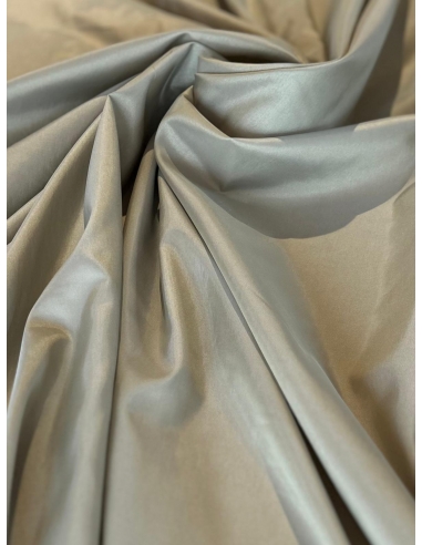 Tkanina tafta z połyskiem oliwkowa