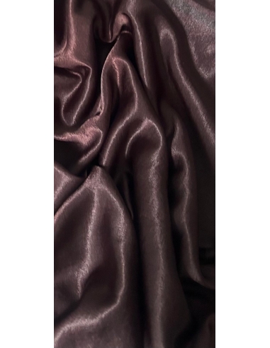 Tkanina dekoracyjna szantung brązowy