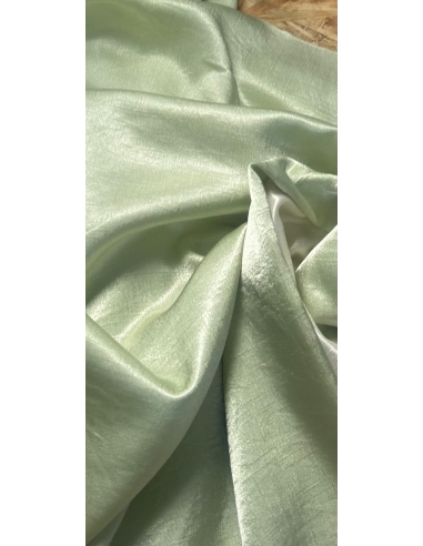 Tkanina dekoracyjna szantung pistacja