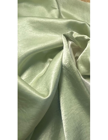 Tkanina dekoracyjna szantung pistacja