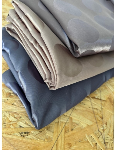 Tkanina satyna żakard z laykrą...