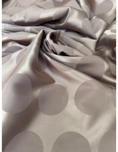 Tkanina satyna żakard z laykrą ciemny...