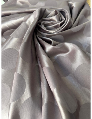 Tkanina satyna żakard z laykrą fango