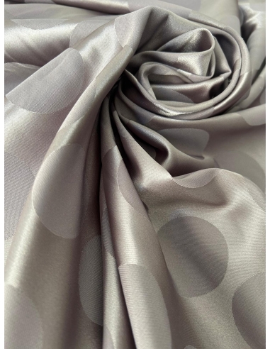 Tkanina satyna żakard z laykrą fango