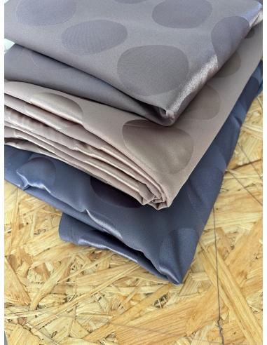 Tkanina satyna żakard z laykrą fango